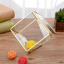 1X(Geometric Micro- Landscape Plant Transparent Glass House Flower Room Wed