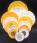 2PC Buffing Wheel Muslin Polishing Wheel Buff 2" x 50PLY  Polishing Jewelry Tool