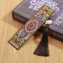 DIY Special Shaped Diamond Painting Leather Bookmark Tassel Book Marks Gift
