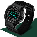 Sanda Watch Men'S Style Waterproof Sports Watch Digital Watch Black K4D8