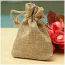 20PCS Linen Jewellery Drawstring Pouch Ring Beads Mini Candy Bags Burlap Gi A5M8