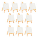 10pcs Wooden Display Easel Art Supply Tabletop Name Card Display Easel