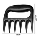 2pcs Black Bear Claws Shredder Meat Shred Clamp Roasting Fork Tong BBQ Tool
