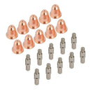 10 x PR0110 Electrode + 10 x PD0116-08 Nozzles for S25 S45 Plasma Cutter To