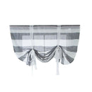 Lovely Roman Curtain Shade Sheer Tie Up Small Window Voile Drape Sheer 02