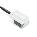 Car 12Pin CD Changer 3.5MM Audio Adapter Aux Cable For Benz W169 W221 W251  F8K9