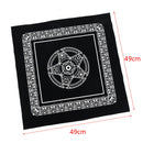 49x49cm Velvet Tarot Tablecloth Pentacle Board Game Divination Tarot TablecS Gn