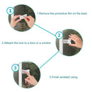 Sliding Door Lock for Child Safety, Baby Proof Lock for Patio, Closet,Showe Z3Z7
