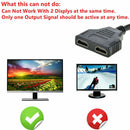 HDMI Port Male to Female 1 Input 2 Output Splitter Cable 1080P Adapter NFJ.kz