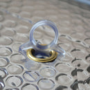 10PCS 4.5CM Rubber Clear Sucker PVC Suction Cup Hook Car Sunshade Suction CuAT~