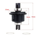 Steel Complete Differential Front/Rear for 1/8 RC Rock Crawler Upgrade Parts