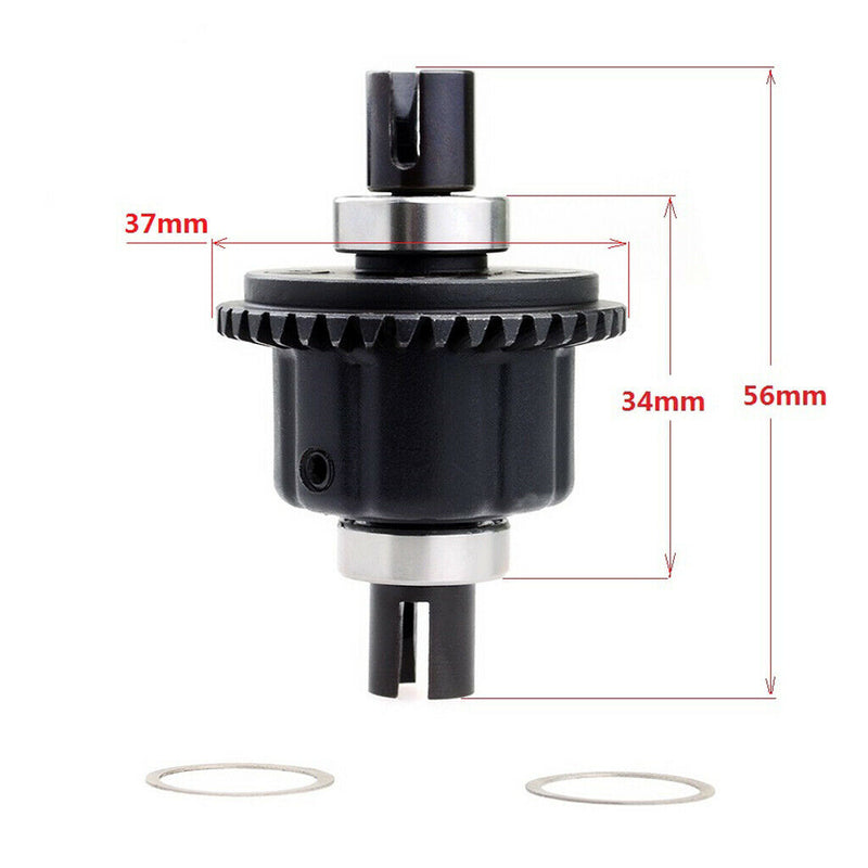 Steel Complete Differential Front/Rear for 1/8 RC Rock Crawler Upgrade Parts