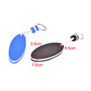 1pc EVA Floating Keychain For Water Sports Marine Boat Swimming Oval Keyrin.ES