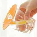 6 Silicone Leakproof Cup Lids Heat Resistant Reusable Cover Tea Suction Seal Cap
