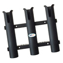 2pcs 3 Tubes Link Black Plastic Fishing Rod Racks Fishing Holder