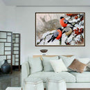 5D DIY Winter Birds Full Drill Diamond Painting Cross Stitch Embroidery Kit