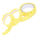 1x Lace Ribbon Gift Ribbon Self-adhesive Lace Decor Wedding Christmas DIY D T4B5