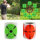 125 Shooting Targets Gun Range Pasters 3inch Circle Adhesive Stickers green