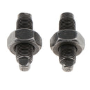 2pcs Solid Valve Adjusting Screws With Nuts For 50-125cc ATV