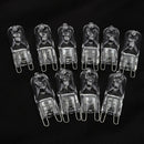 10pcs G9 25W Warm White Home Decor Halogen Capsule Lighting Light Bulb Lamp 230V