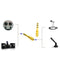 6.35mm Male to 3.5mm Female Plug Stereo Audio Earphone Adapter Converter