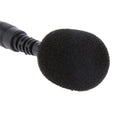 Black Travel Mini Flexible Hold 3.5MM Stereo Microphone for Laptop/Notebook