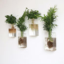 2x Wall Hanging Flower Vase Terrarium Container Plant Holder Garden Yard DIY