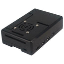 ABS Enclosure Case Shell Housing Cover with Cooling Fan for Raspberry Pi 4B