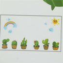 Vivid Cactus Angel Plants Flower Wall Stickers Room Window Wall Deca3C