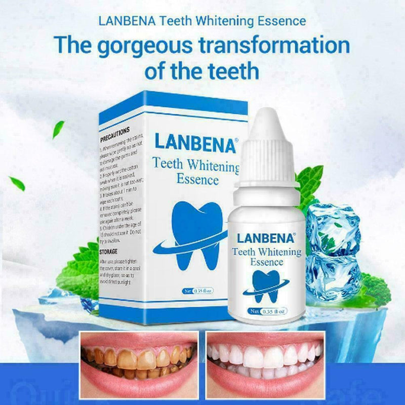 Cleaning Teeth Whitening Removes Plaque Stains for 10ml Tools Oral Hygiene E7B7