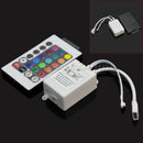 New 24-keys DC-12V Control Module Remote Controller for RGB LED Strip Light