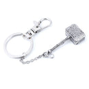 Marvel The Avengers Thor Thor's Hammer Mjolnir Pewter Metal Key chain ring MO