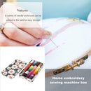 42 Color Handmade Sewing Thread+Needle+Scissors+Needle Threader Sewing Kit