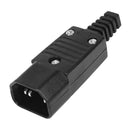 5PCS IEC 320 C14 power adapter cable plug rewirable connector socket 3Pin M