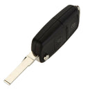 Black 2-key folding key shell Remote Car Key Case for Volkswagen Golf MK4 B L9F7