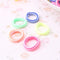 160Pcs Colorful Child Kids Hair Holders Cute Rubber Hair Band Pro Elastics Ropes