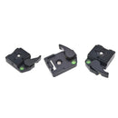 3Pcs Quick Release Plate Clamp Adapter for Manfrotto 200PL-14 323 RC2 Tripod