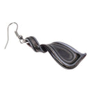 Spiral Glass Beads Glass Earrings Chain Set Fashion TOP