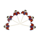 24pcs Halloween Cake Cupcake Topper Picks for Halloween Cake Table Decor JR
