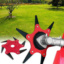 6 Steel Blades Razors 65Mn Lawn Mower Grass Eater Trimmer Head Brush U6J0