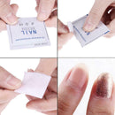 50pcs/set Disposable Nail Polish Remover Wraps Pad UV Gel Foil Nail Cleaner