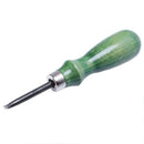 Leather Edging Tool Alloy Steel Wood Handle Edge Skiving Beveler Leathercra