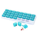 One Month Pill Organiser 31 Day Box Lid Medicine Tablet Storage Box Dispens C6E4