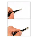 10pcs Anti-static Stainless Steel Straight Elbow ESD Electronic Tweezers
