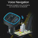 Bluetooth Adapter Car Kit FM Transmitters Audio Receiver Dual USB Port