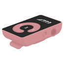 Mini Mirror Clip USB Digital Mp3 Music Player Support 8GB SD TF Card Pink