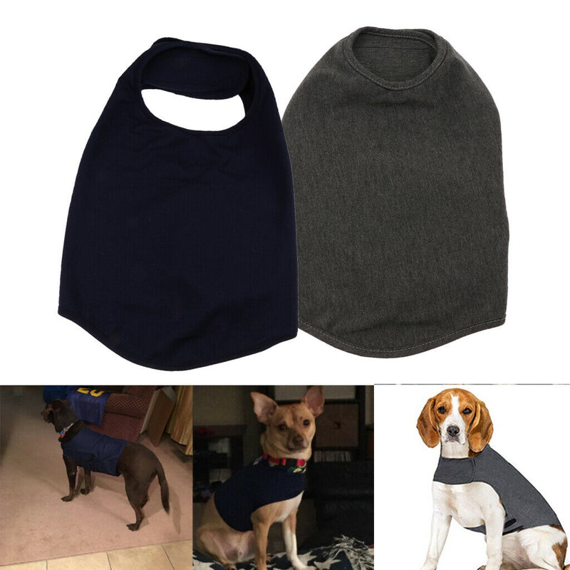 2pcs Dog solicitude Separation Fear Emotion Coat Vest Jacket Shirt for Thunder