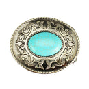 Boho Hippy Turquoise Belt Buckle Head fit Leather Belt Stone DIY Accessories