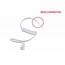 5 Pack Clear Replacement Coil Audio Tube for Two-Way Radio Audio Headset