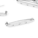 Bulk 50x  Brooch Ba Safety Catch Bar Pins Craft DIY